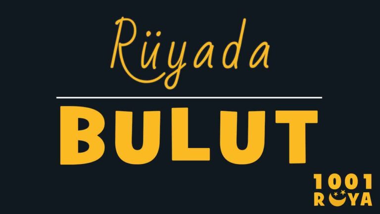 Rüyada Bulut Görmek, Kara Bulut Görmek - 1001Ruya