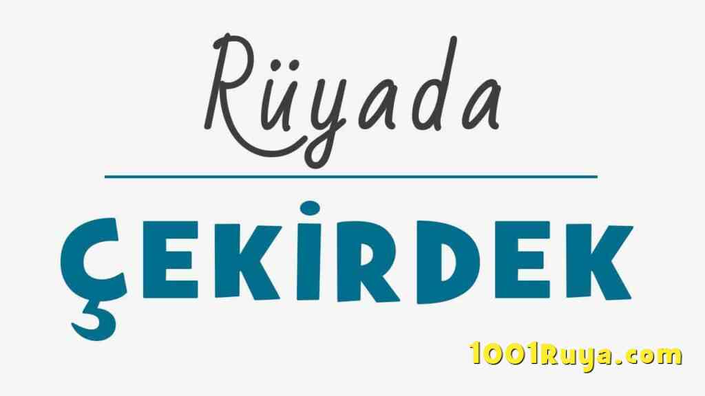 Rüyada Çekirdek Görmek, Rüyada Çekirdek Yemek, Çekirdek Çitlemek - 1001Ruya