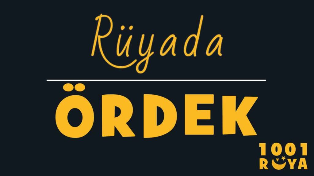 Rüyada Ördek Görmek, Ördek Yavrusu Görmek, Beyaz Ördek Görmek